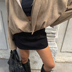 Veste suédée La Suède beige – Ceres Studio, photo 1
