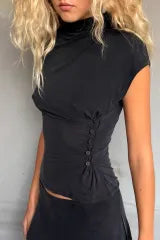 Top col montant drapé – Ceres Studio, photo 6