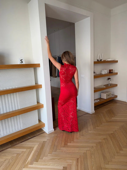 CERES | CAMILLE RED DRESS