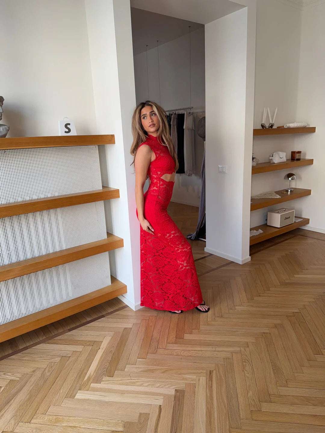 CERES | CAMILLE RED DRESS